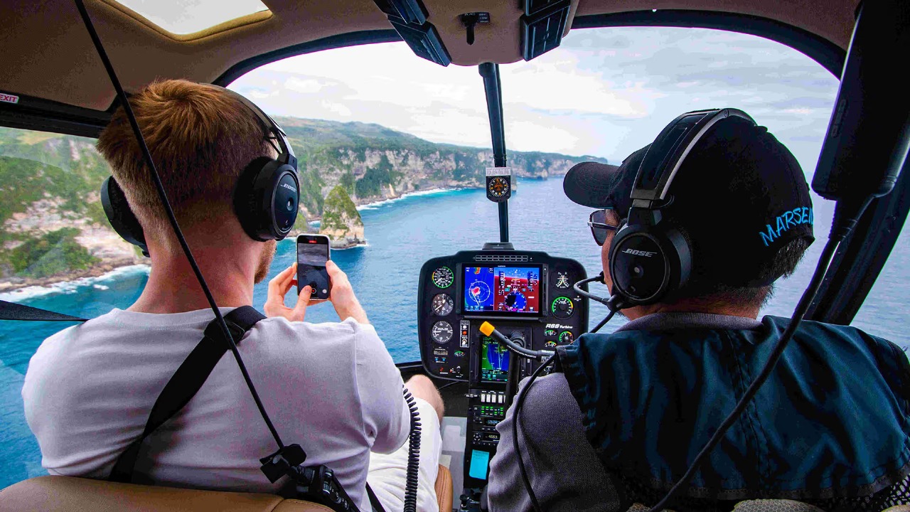 Helicopter Tour Luxury Room Booking Bali